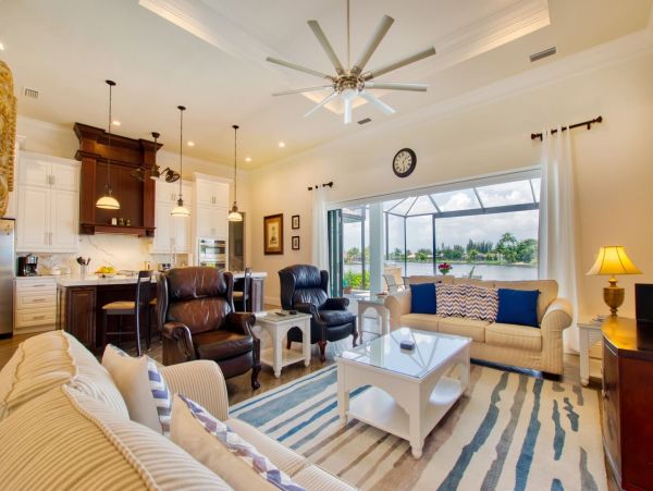 Cape Coral  Canal Front Three Bedroom Vacation Home