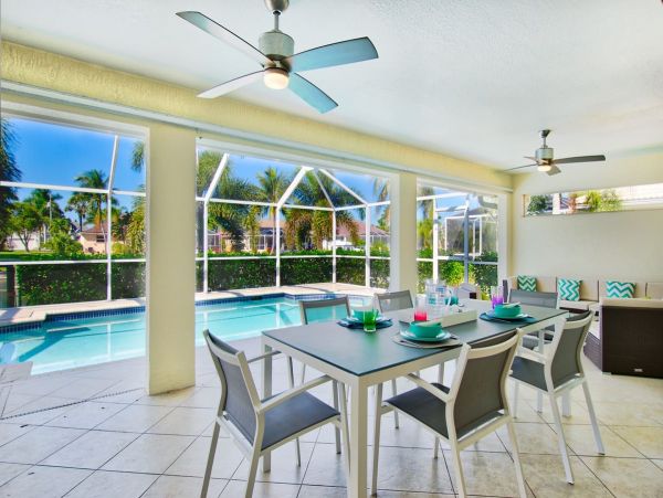 Cape Coral Vacation Rental Home Canal-Front Private Pool