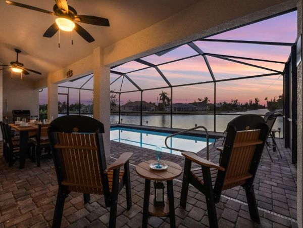 Cape Coral Vacation Rental - Florida Gulf Coast Waterfront Villa