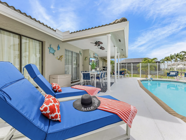 Gulf Access Cape Coral Vacation Rental Pool Home