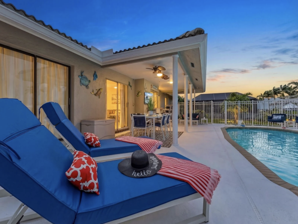Gulf Access Cape Coral Vacation Rental Pool Home
