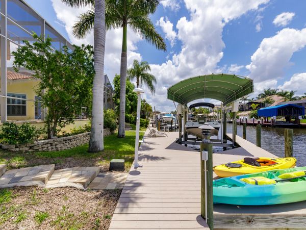 Spectacular Waterfront 5 Bedroom Home with Private Pool & Dock