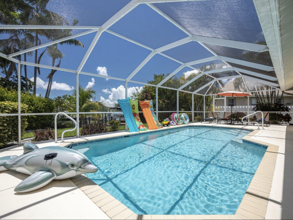 Access to the Gulf Boat Dock Best Cape Coral Pool Home