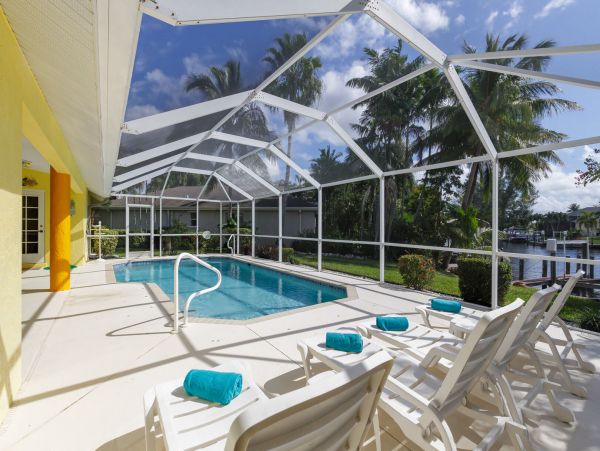 Access to the Gulf Boat Dock Best Cape Coral Pool Home