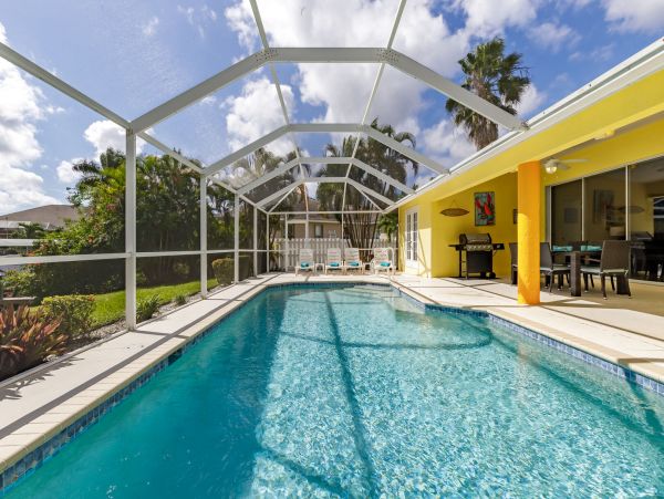 Access to the Gulf Boat Dock Best Cape Coral Pool Home