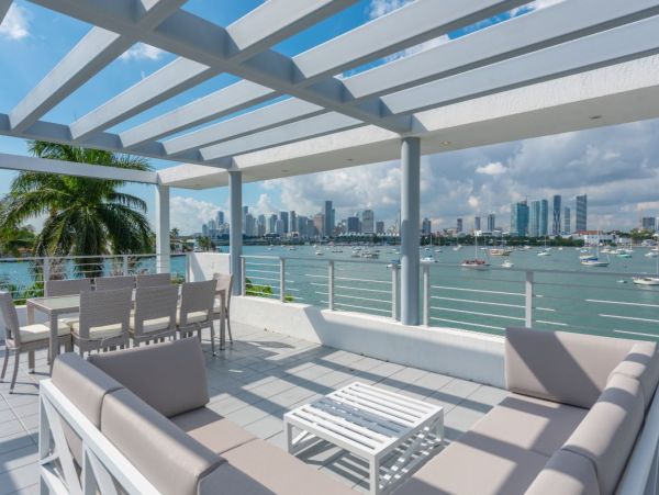 Miami Beach 6 Bedroom Luxury Home Pool & Panoramic Bay Views