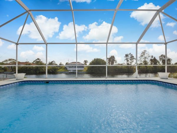 Cape Coral Waterfront Vacation Rental  Southwest Florida Pool Home with Private Dock