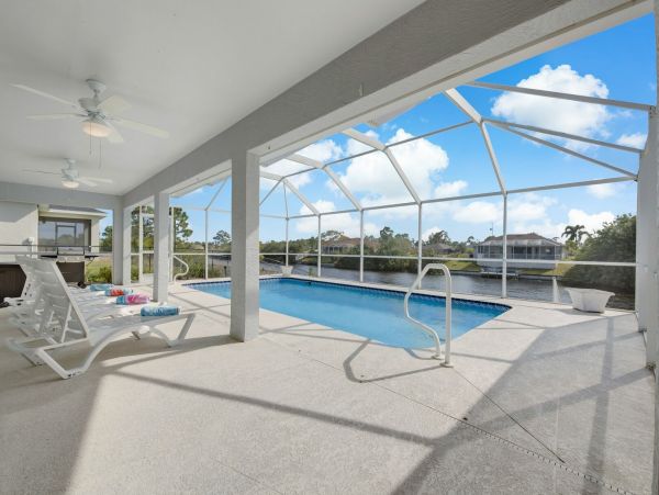 Cape Coral Waterfront Vacation Rental  Southwest Florida Pool Home with Private Dock