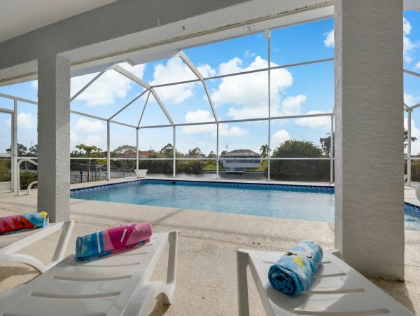Cape Coral Waterfront Vacation Rental  Southwest Florida Pool Home with Private Dock