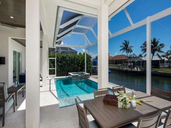 Marco Island Vacation Home Sleeps Eight Canal View