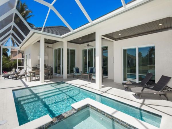 Marco Island Vacation Home Sleeps Eight Canal View
