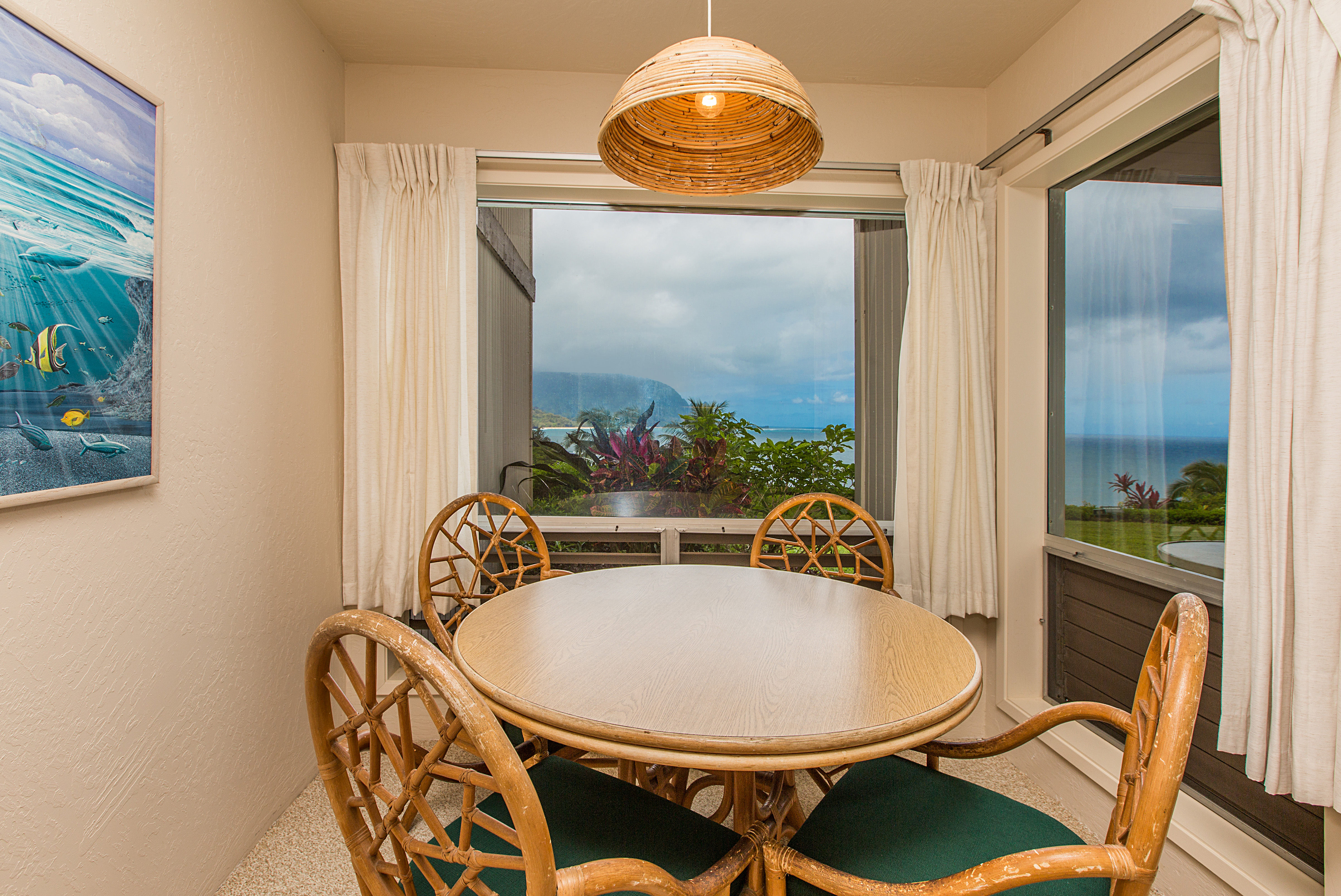 Oceanview Escape in the Heart if Princeville's North Shore