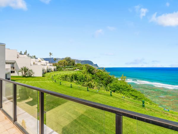 Stunning Oceanfront Condo Two Bedroom in Princeville, Kauai
