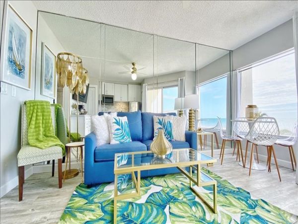 Gulf Front Belleair Vacation Condo One Bedroom