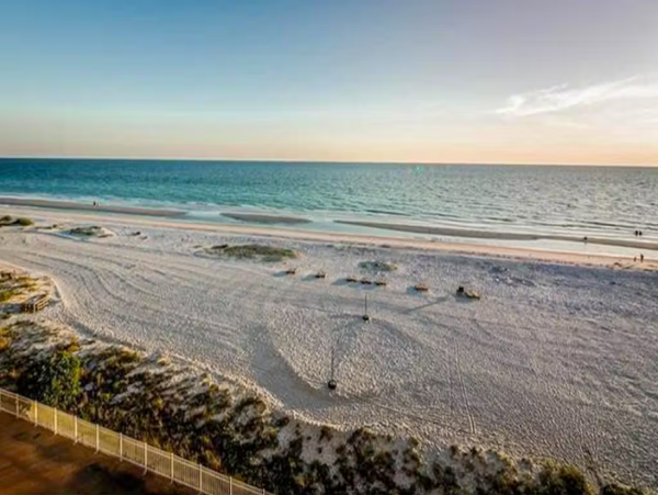 Relax at Indian Shores Condo with Balconies and Ocean Views