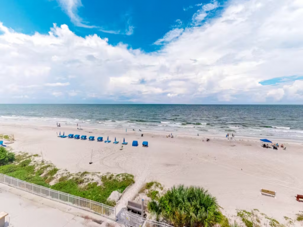 Relax at Indian Shores Condo with Balconies and Ocean Views