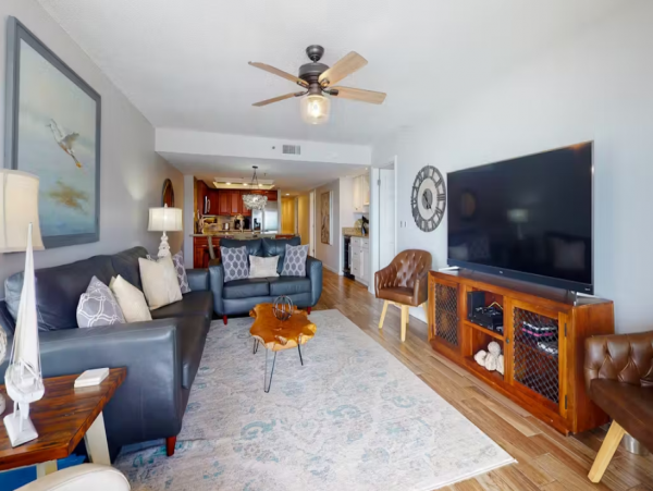 Relax at Indian Shores Condo with Balconies and Ocean Views