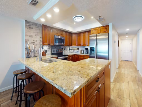 Relax at Indian Shores Condo with Balconies and Ocean Views