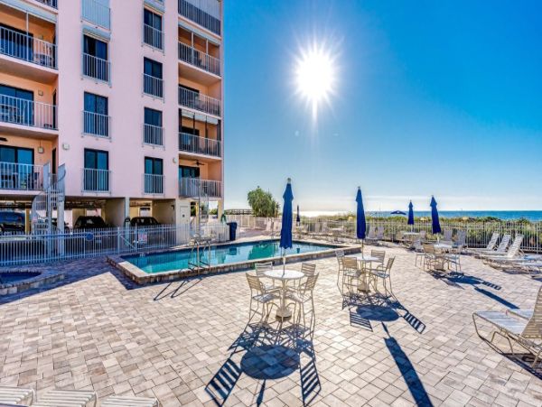 Indian Rocks Three Bedroom Gulf Front Vacation Condo