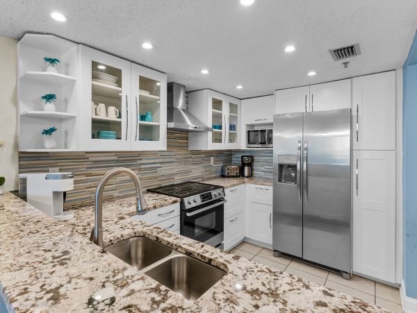 Completely Remodeled Vacation Condo Three Bedroom Gulf Front
