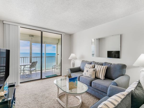 Indian Shores Gulf Front Three Bedroom Vacation Condo