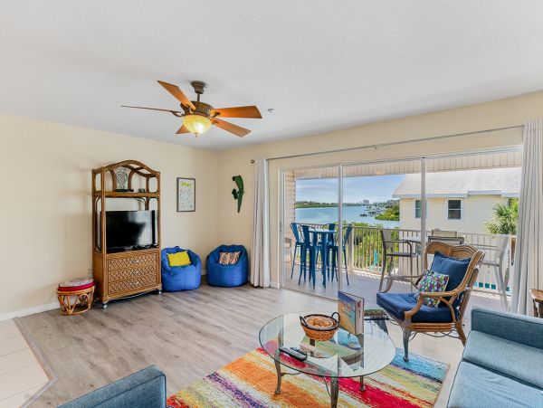 Indian Shores Intracoastal Waterway View 2 Bedroom Condo Short Walk To Beach