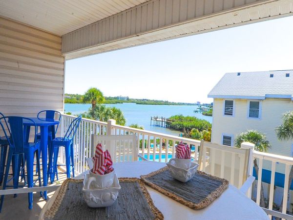 Indian Shores Intracoastal Waterway View 2 Bedroom Condo Short Walk To Beach