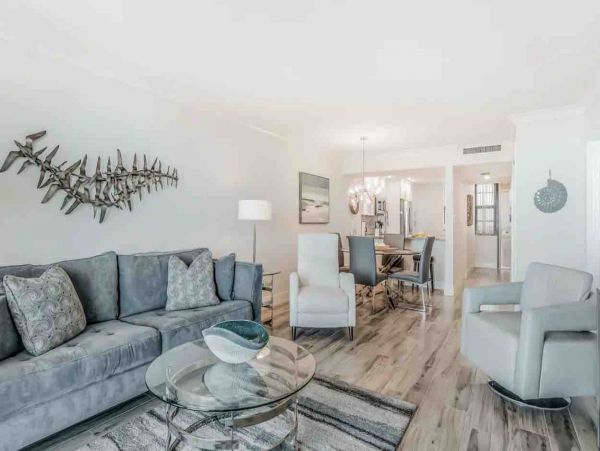 Contemporary Tigertail Beach Condo with full view