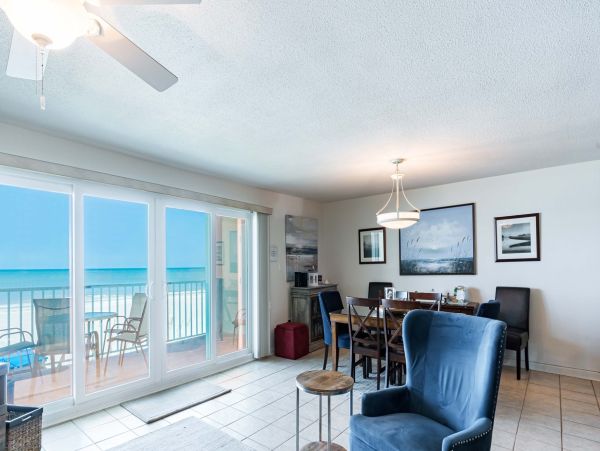 Indian Shores Beachfront Two Bedroom Condo
