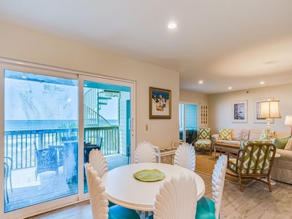 Indian Shores Two Bedroom Beachfront Vacation Rental Condo