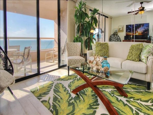 Clearwater Vacation Condo Two Bedroom Gulf Views