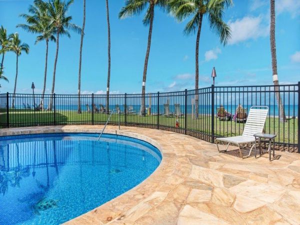 Lahaina Two Bedroom Beachfront Vacation Condo