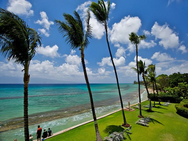 Lahaina Two Bedroom Beachfront Vacation Condo