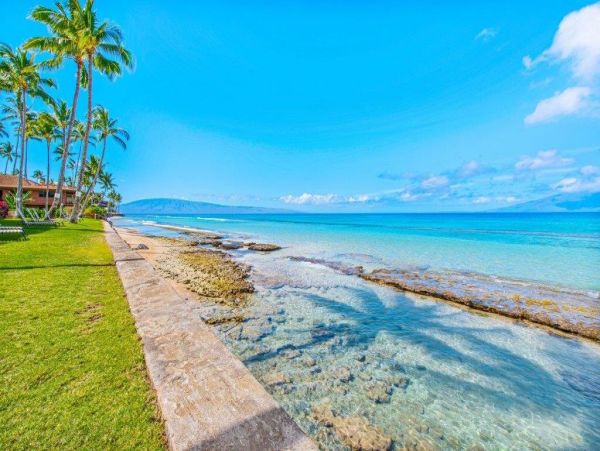 Lahaina Two Bedroom Beachfront Vacation Condo