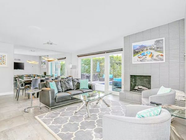 Palm Springs Seven Bedroom Rental Home with Mountain View