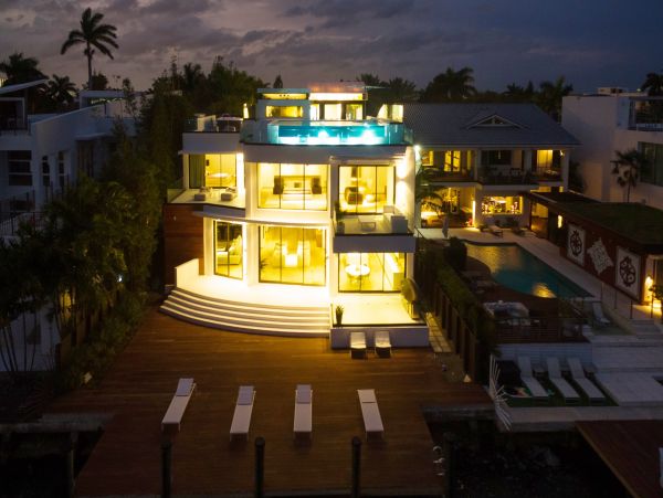 Miami Beach Vacation Villa Private Pool And Bay Views