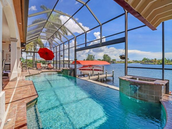 Cape Coral Vacation Rental with Lake Views & Private Pool