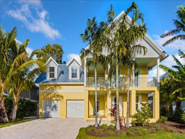 Direct Canal Views Four Bedroom Anna Maria Pool Home
