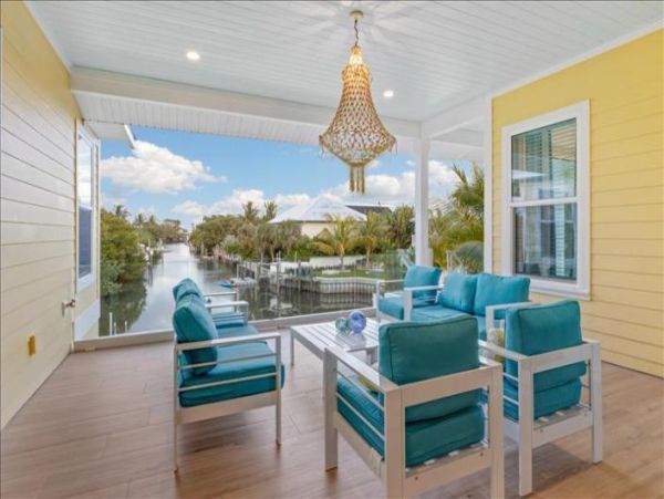 Direct Canal Views Four Bedroom Anna Maria Pool Home