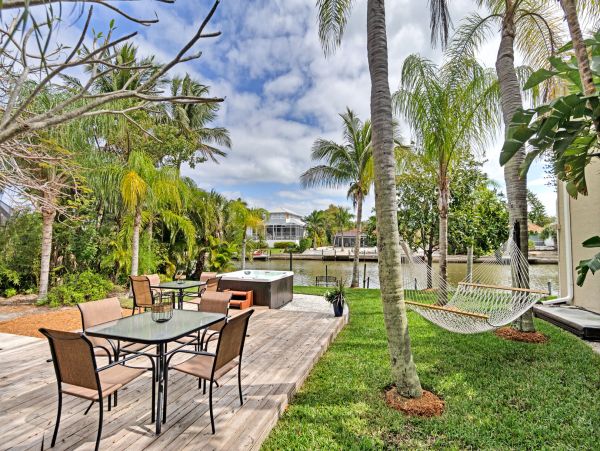 Canal Front Two Bedroom Townhome in Sanibel