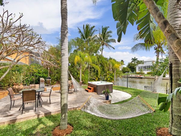 Canal Front Two Bedroom Townhome in Sanibel