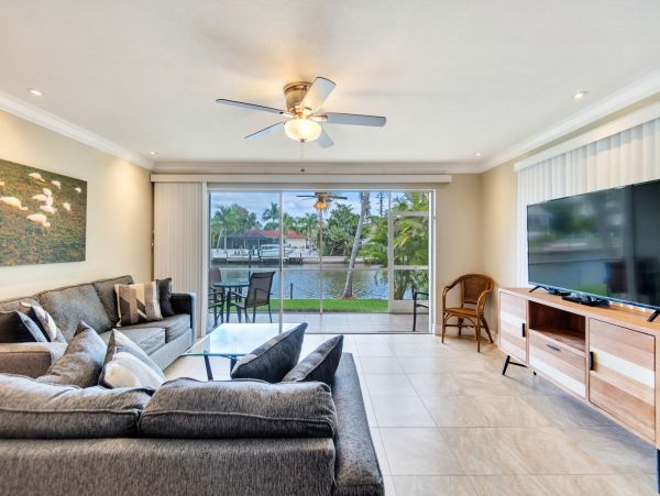 Canal Front Two Bedroom Townhome in Sanibel