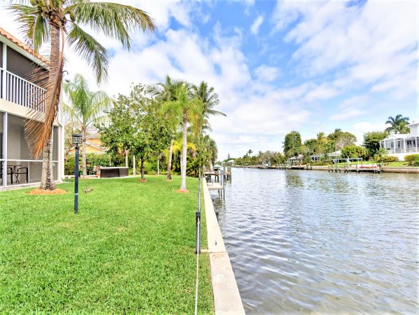 Canal Front Two Bedroom Townhome in Sanibel