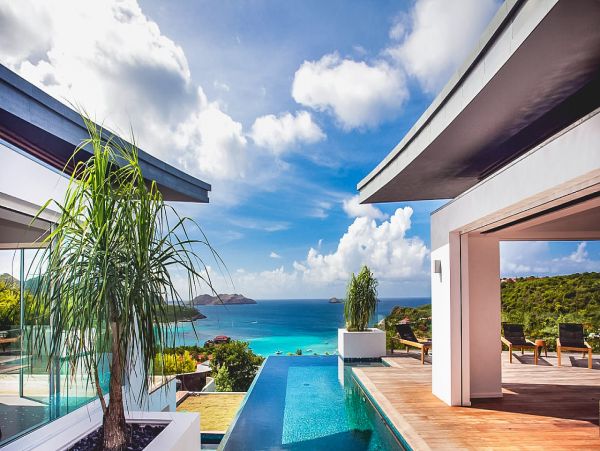 New Arrival Four Bedroom Luxury St. Barts. Stunning Villa with Pool
