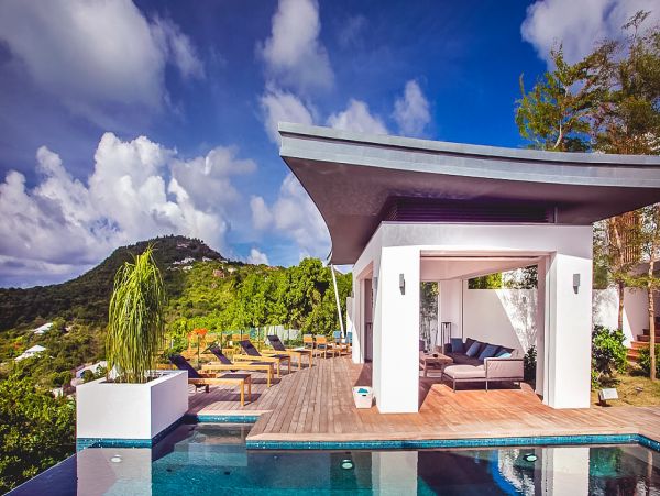 New Arrival Four Bedroom Luxury St. Barts. Stunning Villa with Pool