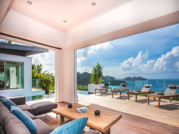 New Arrival Four Bedroom Luxury St. Barts. Stunning Villa with Pool