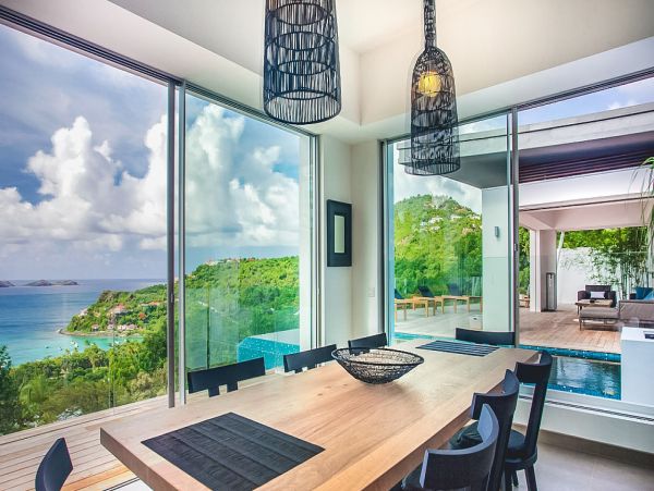 New Arrival Four Bedroom Luxury St. Barts. Stunning Villa with Pool