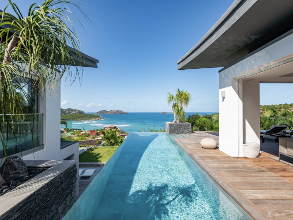 New Arrival Four Bedroom Luxury St. Barts. Stunning Villa with Pool