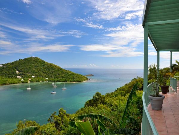 St. John 4 Bedroom Pool Villa with Amazing Bay Views