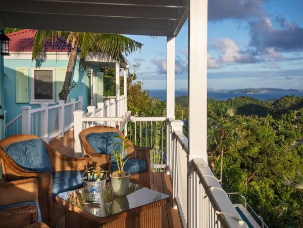 St. John 4 Bedroom Pool Villa with Great Views
